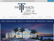 Tablet Screenshot of mansionattuckahoe.com